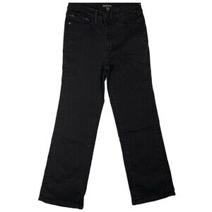 Athleta Sculpted Straight Leg Jeans Women’s Size 0 Black Denim Cropped